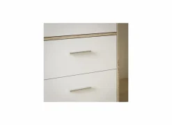 Kleerkast Mokkaro 145cm - decor - wit & sonoma eik