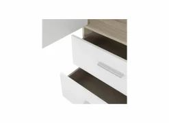 Kleerkast Mokkaro 206cm - decor - wit & sonoma eik