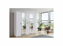 Kleerkast Moldau 225cm - decor - wit