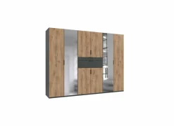 Kleerkast Moldau 270cm - decor- eik & grafiet