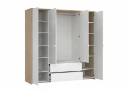 Kleerkast Next 197x58x202cm - decor - wit & jackson hickory