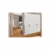 Kleerkast Select 200cm - decor - wit