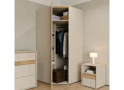 Kleerkast Wexlin 92x92x194cm - decor - sand & mauvella oak