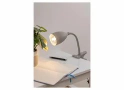 Klemlamp Sily H43cm - kunststof - grijs
