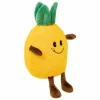 Knuffel Ananas H26cm - stof - geel