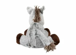 Knuffel Ezel H23cm - stof - grijs