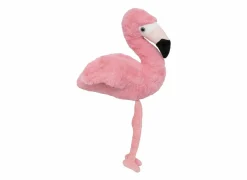 Knuffel Flamingo H59cm - stof - roze