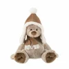 Knuffel Kerst 38cm - stof - bruin