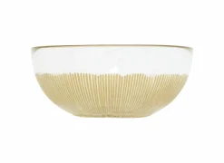 Kom Celeste Ø15cm - glas - goud