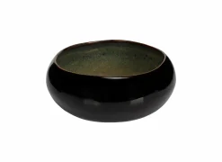 Kom Splash Ø16cm - porselein - blauwgroen