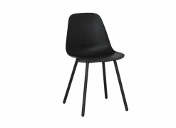 Kuipstoel Claudio 44x53,5x80,5cm - staal/polypropyleen - zwart