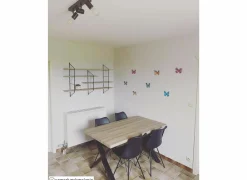 Kuipstoel Gigi 49x55x82cm - lederlook - zwart