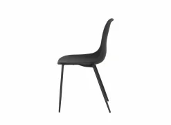 Kuipstoel Goy 46x52,5x82,5cm - polypropyleen - zwart