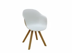 Kuipstoel Kabbala kunststof wit