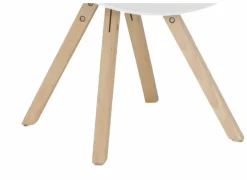 Kuipstoel Kabbala kunststof wit