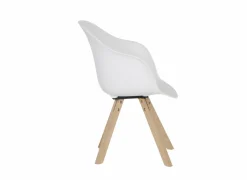 Kuipstoel Kabbala kunststof wit