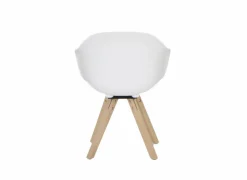 Kuipstoel Kabbala kunststof wit