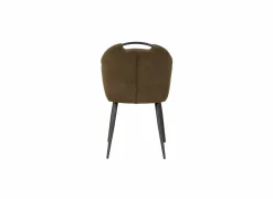 Kuipstoel ST2005  55x60x87,5cm - stof - mosgroen