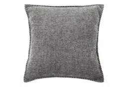 Kussen Damian 45x45cm - stof - dark grey