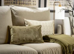 Kussen Filippa 40x60cm - stof - bruin