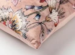 Kussen Flore 45x45cm - polyester - misty rose