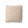 Kussen Fluffy 60x60cm - stof - snow white