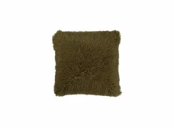 Kussen Fluffy 60x60cm - stof - military olive