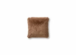 Kussen Fluffy 60x60cm - stof - tobacco brown