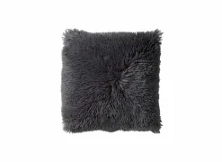 Kussen Fluffy 60x60cm - stof - charcoal grey