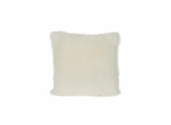 Kussen Hare 60x60cm - nepbont - wit