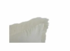 Kussen Hare 45x45cm - nepbont - wit