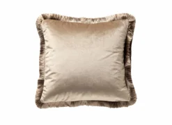 Kussen Jeanette 45x45cm - stof - bruin