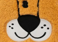 Kussen Luipaard 30x30cm - polyester - oranje