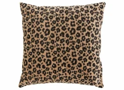 Kussen Lynra 40x40cm - polyester - zwart & bruin