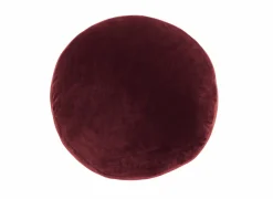 Kussen Marshmallow  Ø40cm - stof - pomegranate