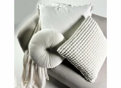 Kussen Olly 40x40cm - stof - snow white