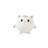 Kussen Squishy White Cat Ø13cm - stof - wit