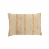 Kussen Strepen 40x60cm - katoen/linnen - beige/roest