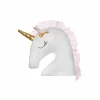 Kussen Unicorn XXL 60x14cm - stof - wit