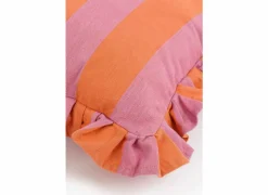 Kussen 45x45cm - katoen - roze & rood