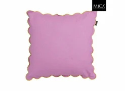 Kussen 45x45cm - stof - lila