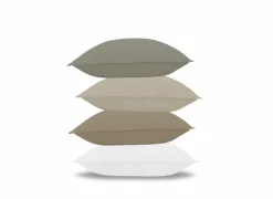 Kussensloop Cupido 65x65cm - katoen - olijf - set van 2