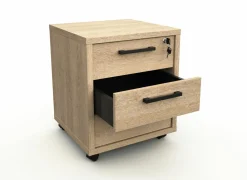 Ladeblok Flexo-2 51x48x59cm - decor - zand eik met slot