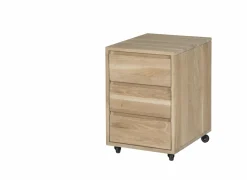 Ladeblok Yoda 44x53x66cm - eik massief & fineer & decor - naturel