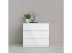 Ladekast Naia 77x50x71cm - MDF - wit hoogglans