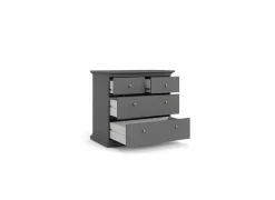 Ladekast Paris 97x49x87cm  - decor - mat grijs