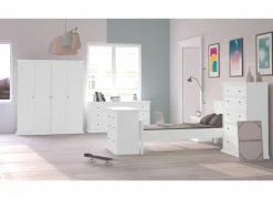 Ladekast Paris 96x49x140cm - decor - wit