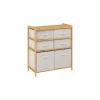 Ladekast Tidy 66x33x78,5cm - bamboe - naturel