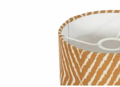 Lampenkap Ø15x15cm - stof - oranje