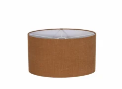 Lampenkap 35x35x22,5cm - stof - oranje